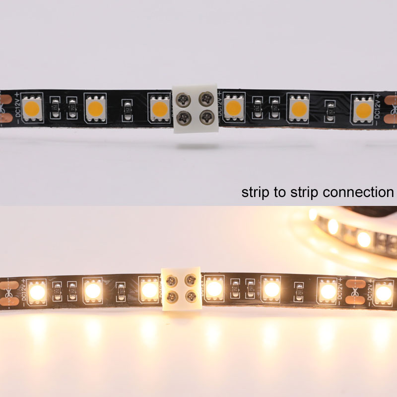 2 Pin Screw Fixing LED Light Strip Connector 2 Pin Screw Fixing LED Light Strip Connector